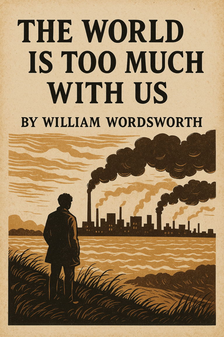 The World Is Too Much with Us By William Wordsworth